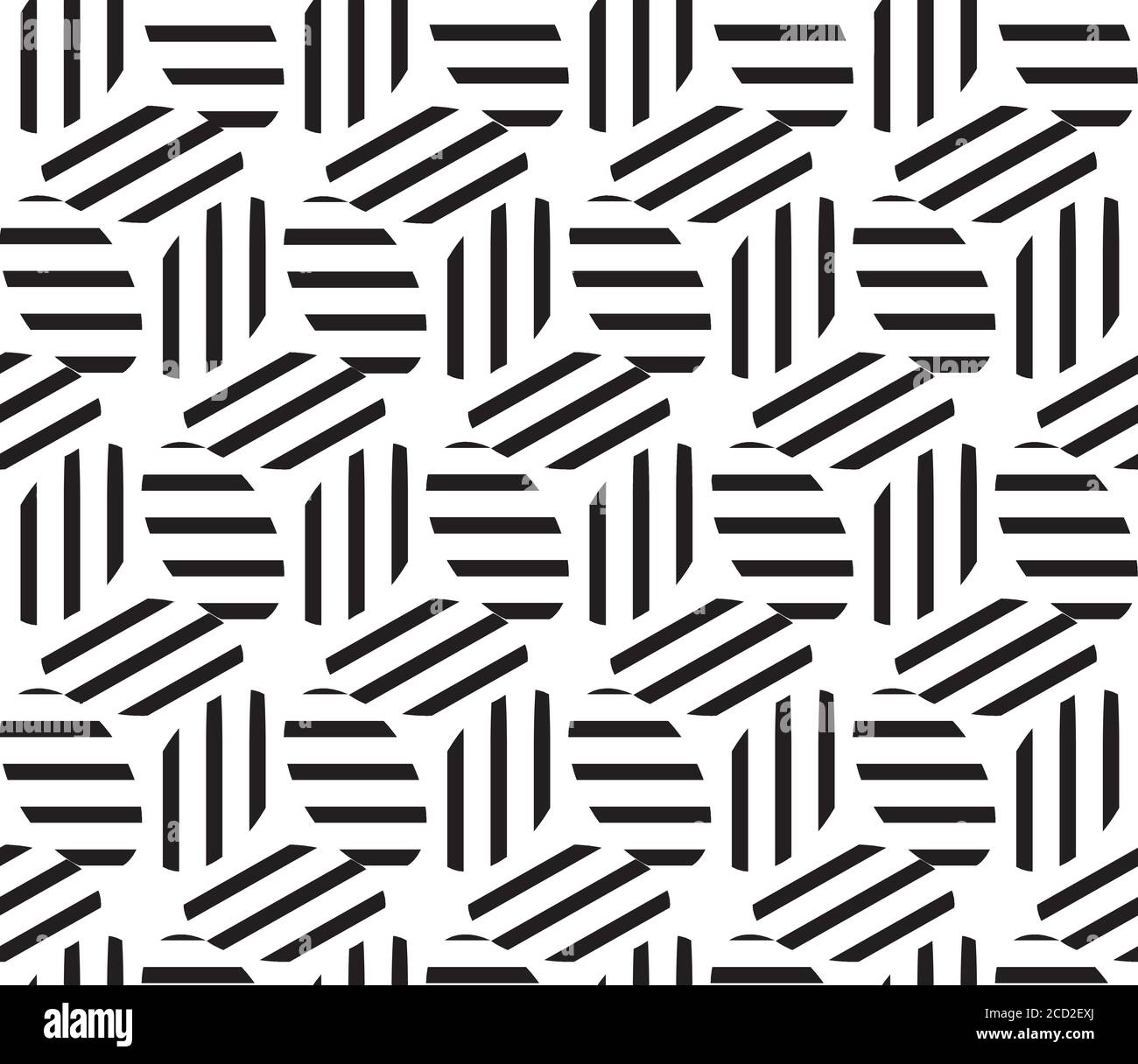 Seamless pattern with black lines(ellipse) Stock Vector