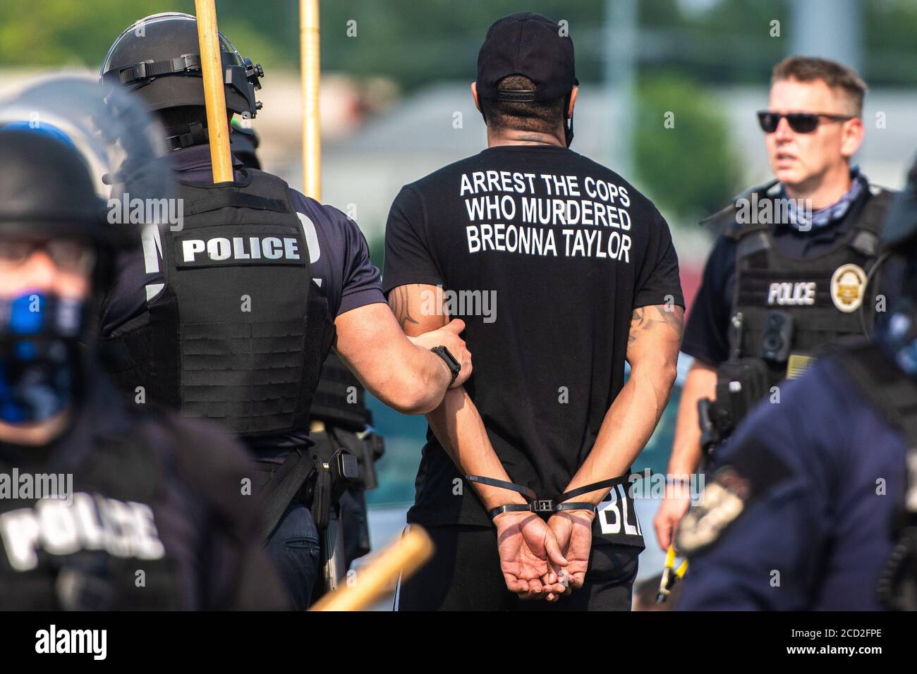 A protestor was arrested hi-res stock photography and images - Page 2 -  Alamy