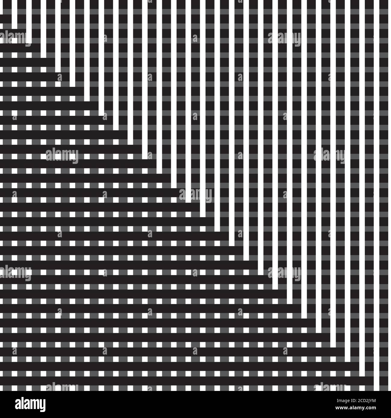 Pattern with interlacing black and white bands Stock Vector Image & Art ...