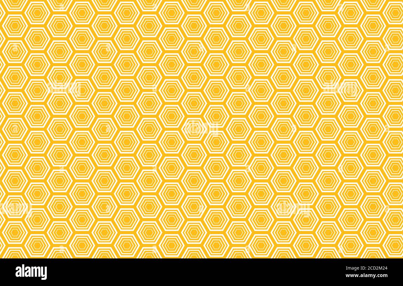 Bee honey comb background seamless. Vector pattern of bee honeycomb ...