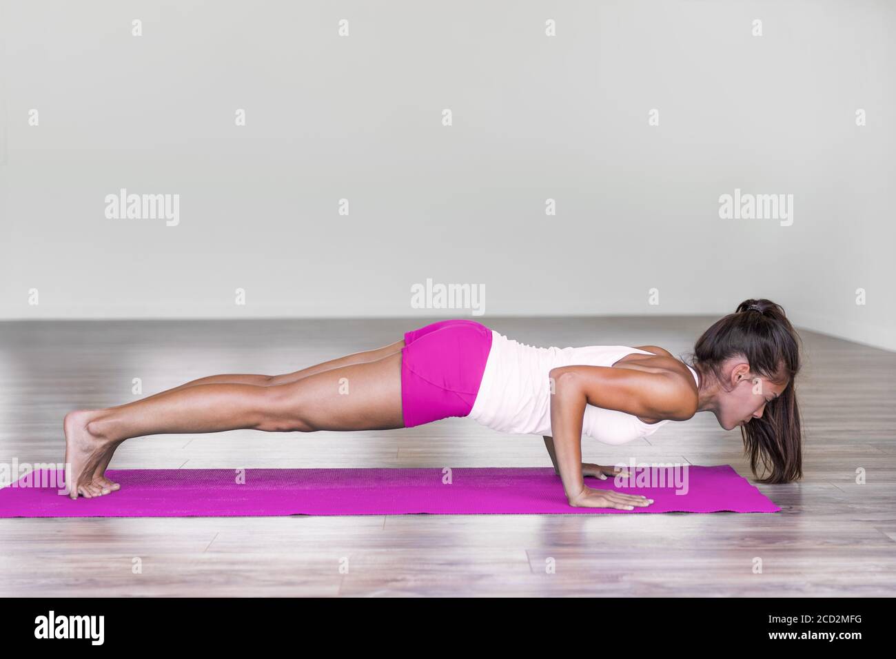 Low Plank Pose (Chaturanga Dandasana) Tutorial - YouTube