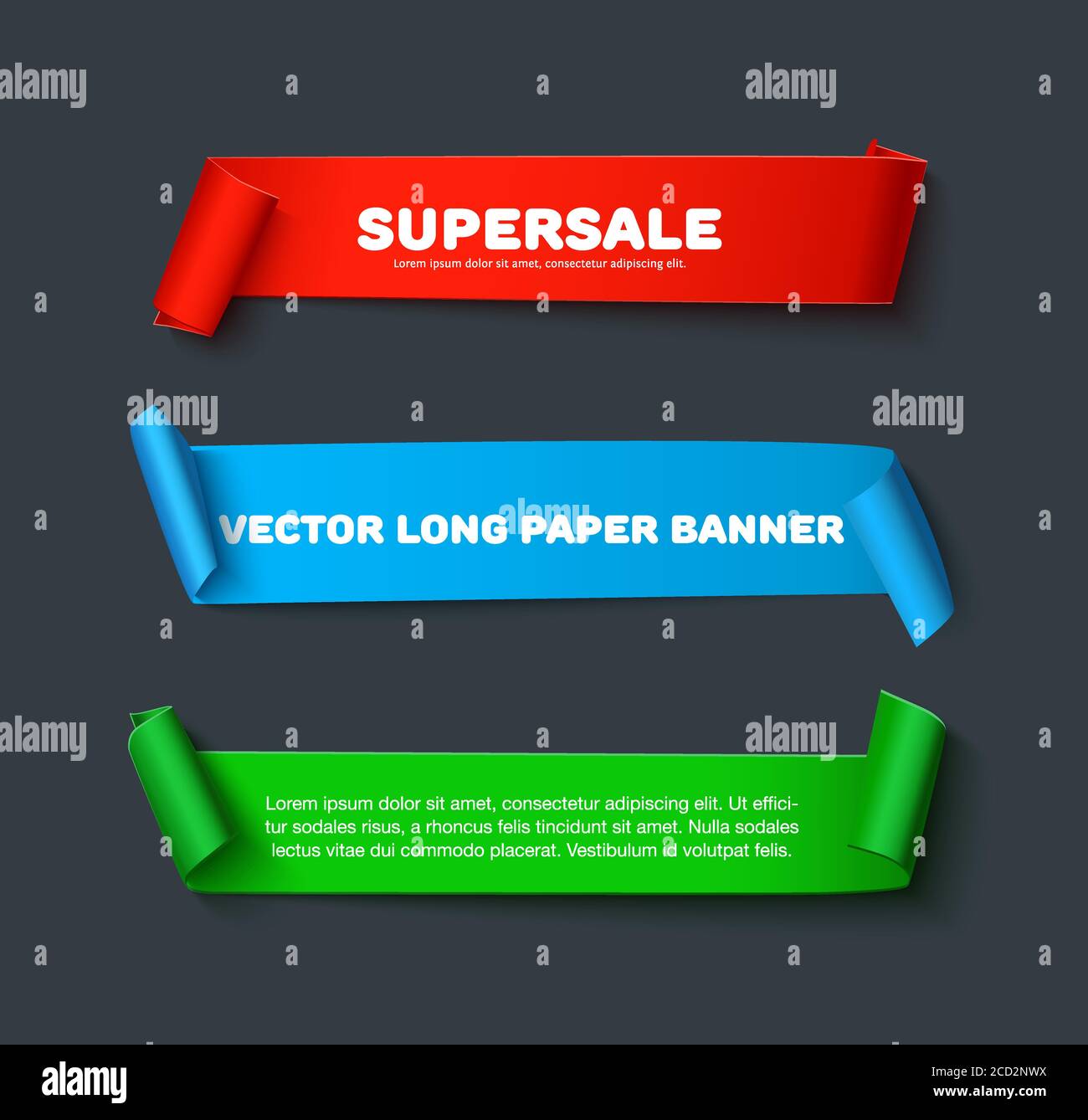 Paper banner Vectors & Illustrations for Free Download