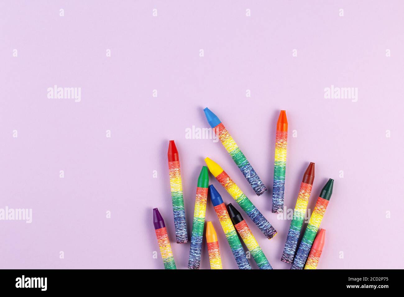 Wax crayon painting hi-res stock photography and images - Alamy