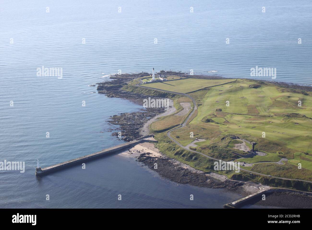 Torry Battery, Aberdeen Harbour Stock Photo