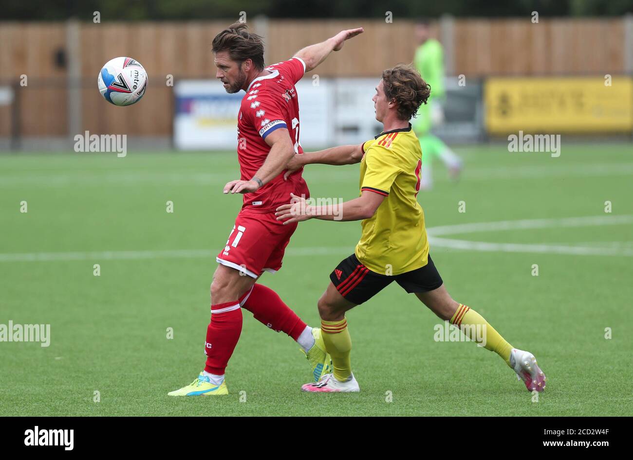 Crawley Town's Dannie Bulman during the pre season friendly between Crawley Town and Watford at the The Camping World Community Stadium. Picture by JAMES BOARDMAN Stock Photo