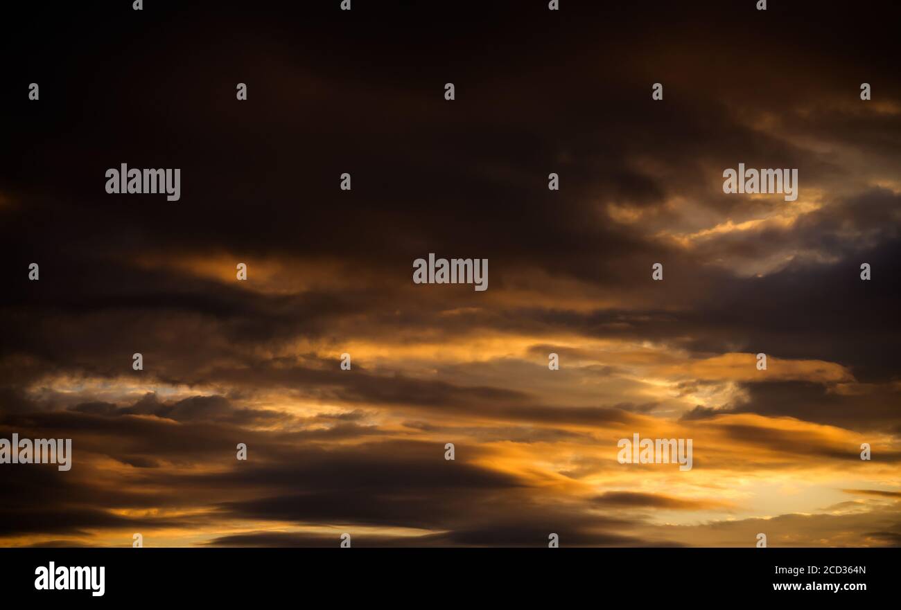 Dramatic sky. Sunset. Nature background Stock Photo - Alamy