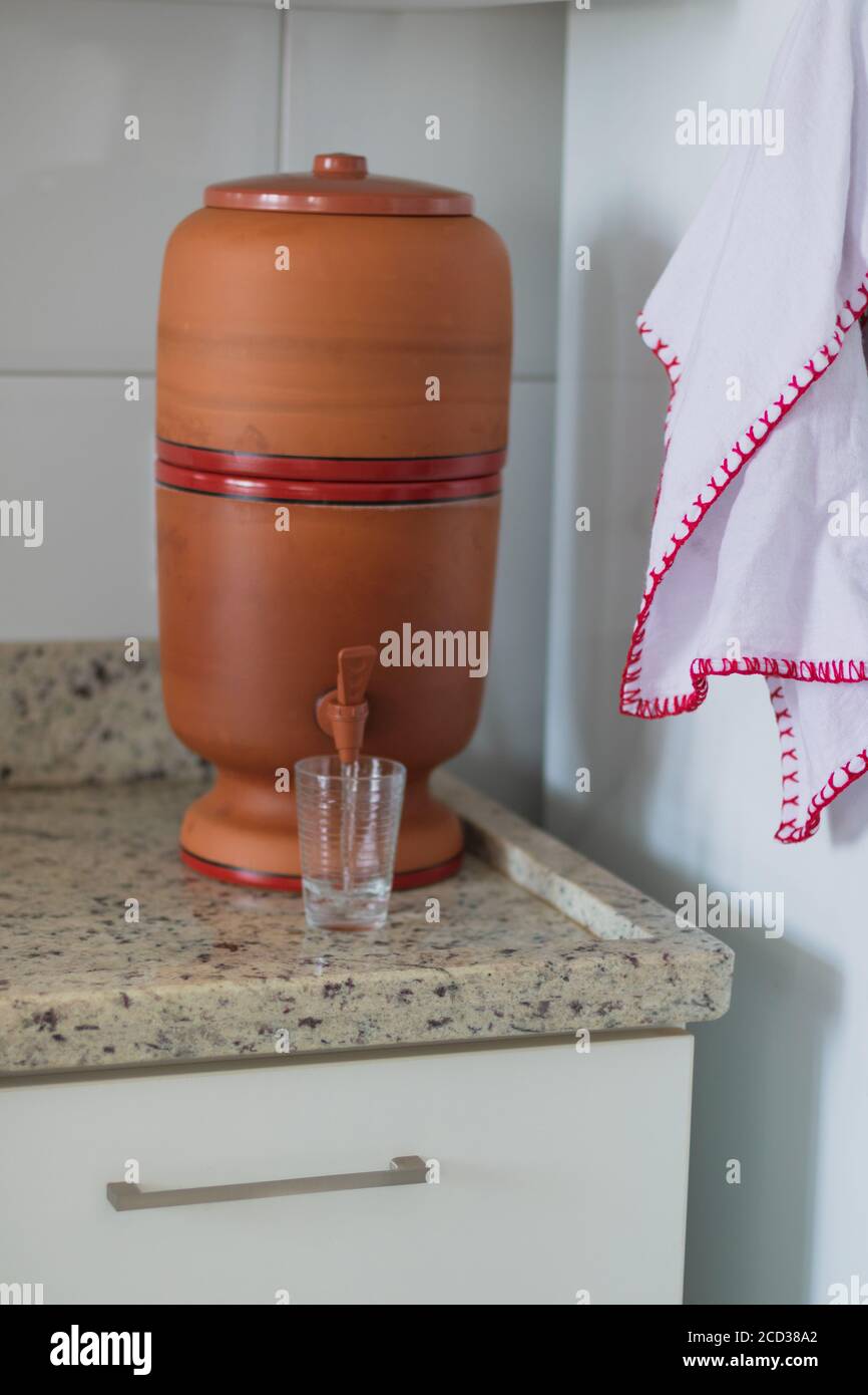Clay filter widely used in Brazil. Brazilian culture concept image Stock  Photo - Alamy