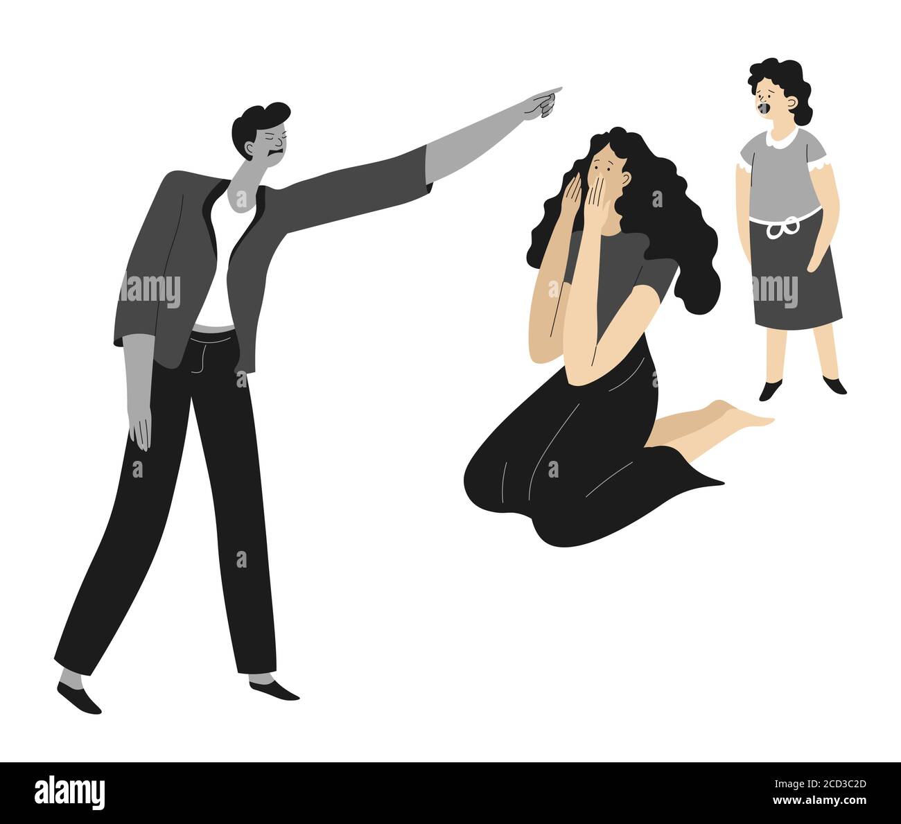 Angry mum shouting Stock Vector Images Alamy