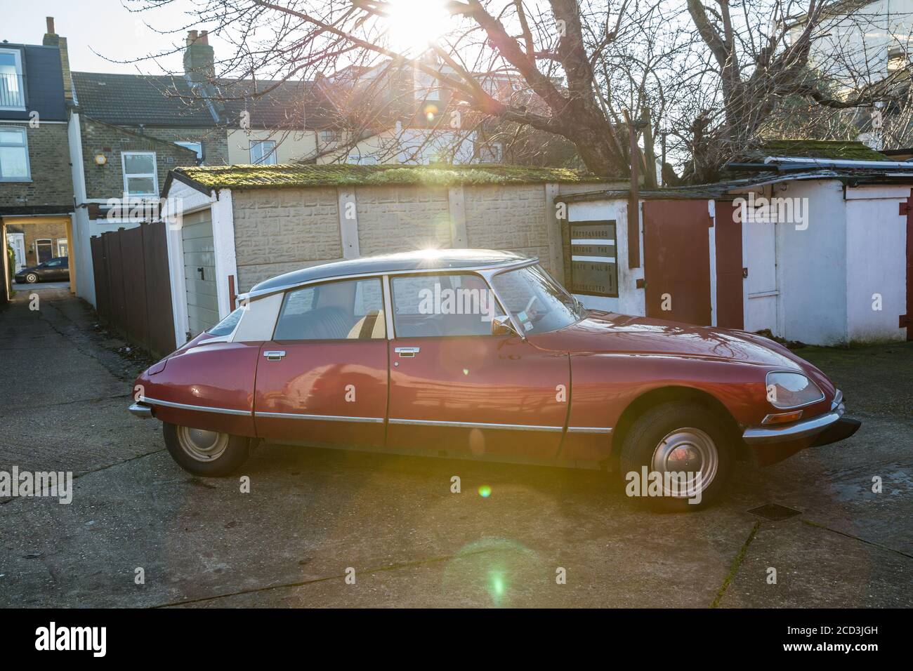 Citroen DS vintage car Stock Photo