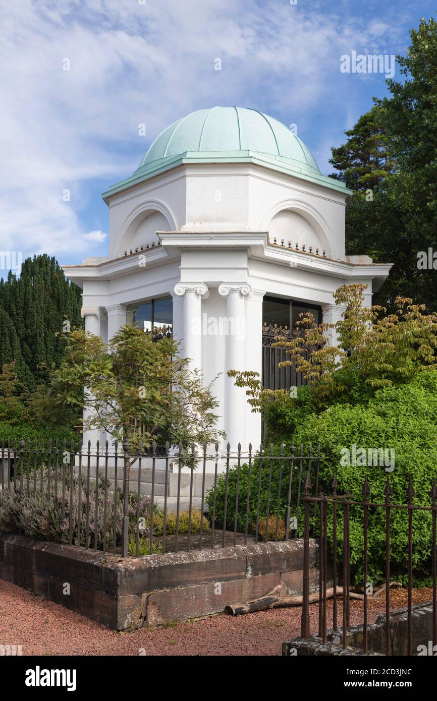 Robert Burns mausoleum St Michael's Kirk Dumfries Dumfries and Galloway