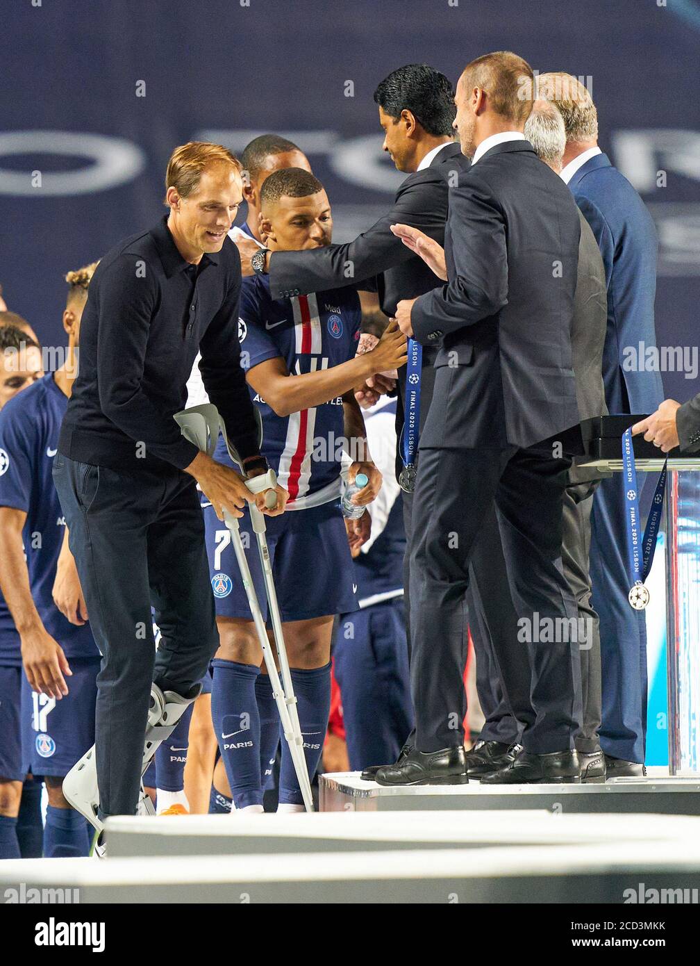 Coach Thomas TUCHEL PSG Receives The Silver Medal At The Award Coach Thomas TUCHEL PSG Receives The Silver Medal At The Award