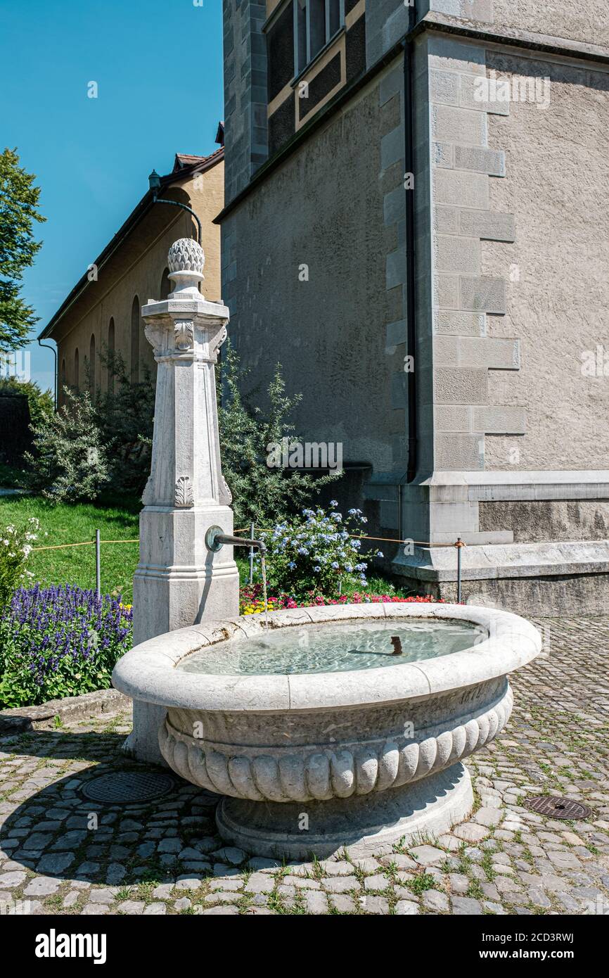Fountain, Arbon, Switzerland, Stock Photo