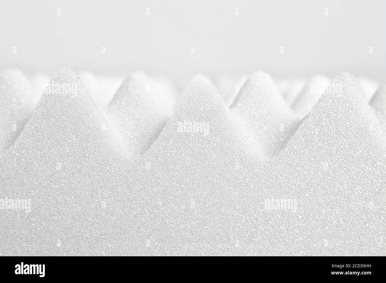 Selective focus details of memory foam texture Stock Photo