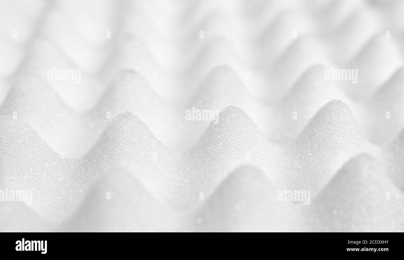Selective focus details of memory foam texture Stock Photo