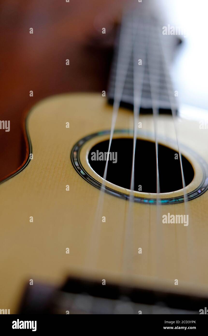 ukulele stringed musical instrument Stock Photo Alamy