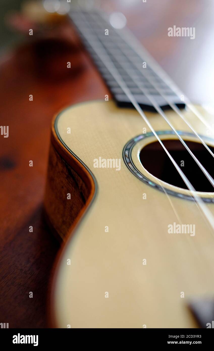 ukulele stringed musical instrument Stock Photo Alamy