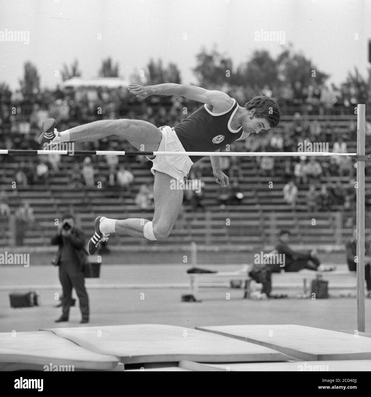 Deutschland. 25th Aug, 2020. Stefan JUNGE, Germany, GDR, high jumper, high jump, action, undated recording, Â | usage worldwide Credit: dpa/Alamy Live News Stock Photo