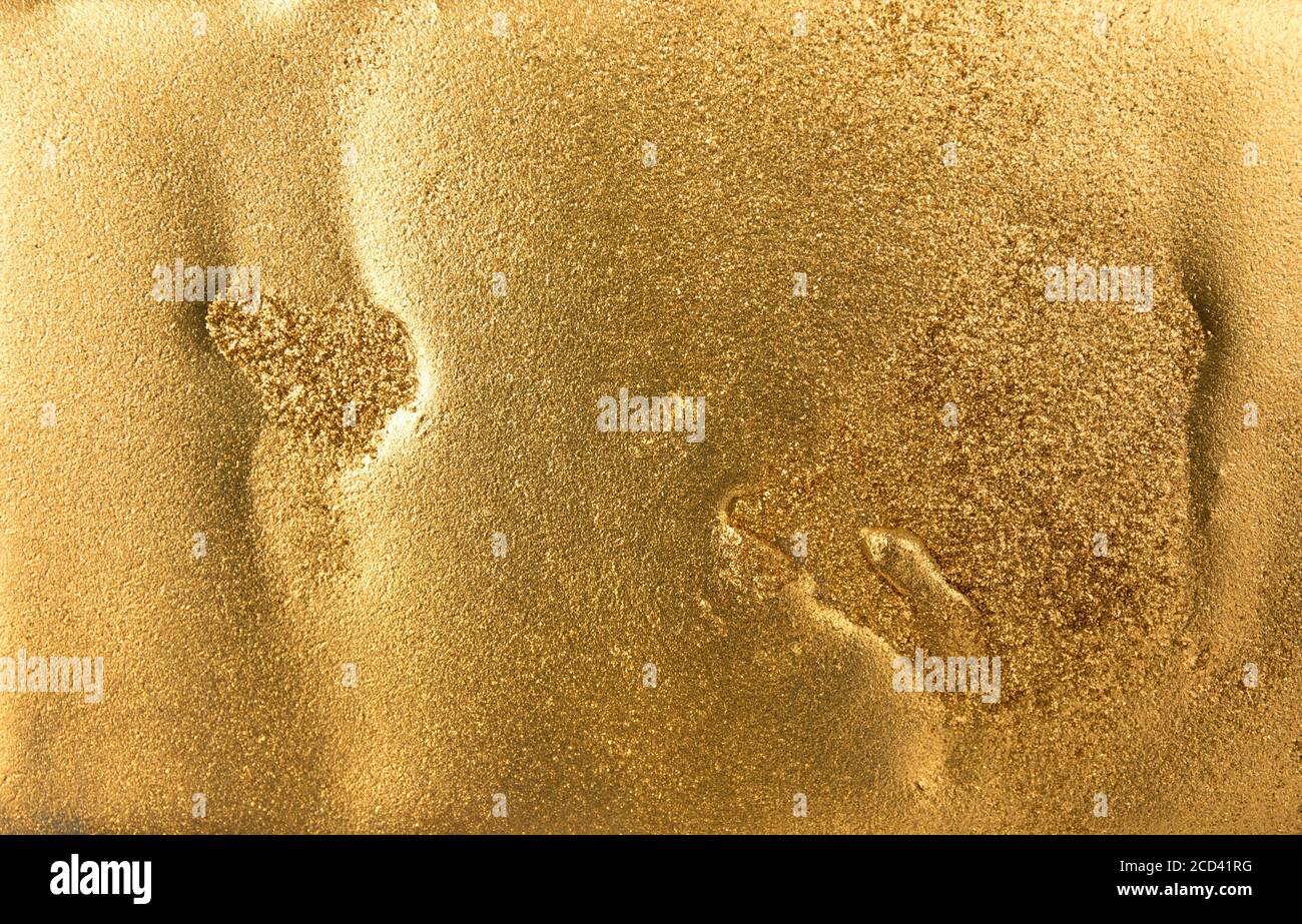 Golden dust background. Sparkling gold texture Stock Photo Alamy