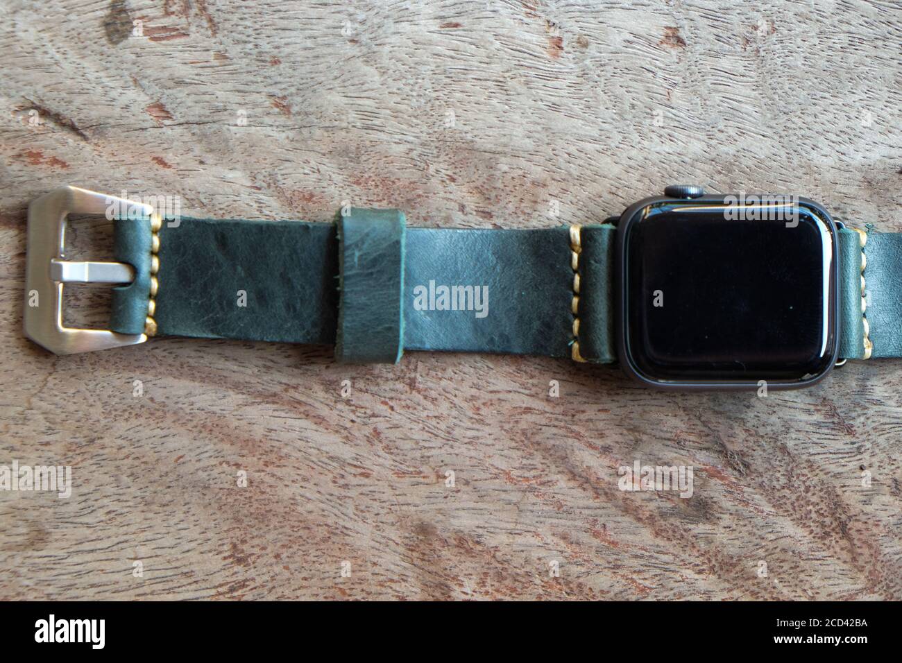 Smart watch with genuine leather strap handmade working, Craftsmanship