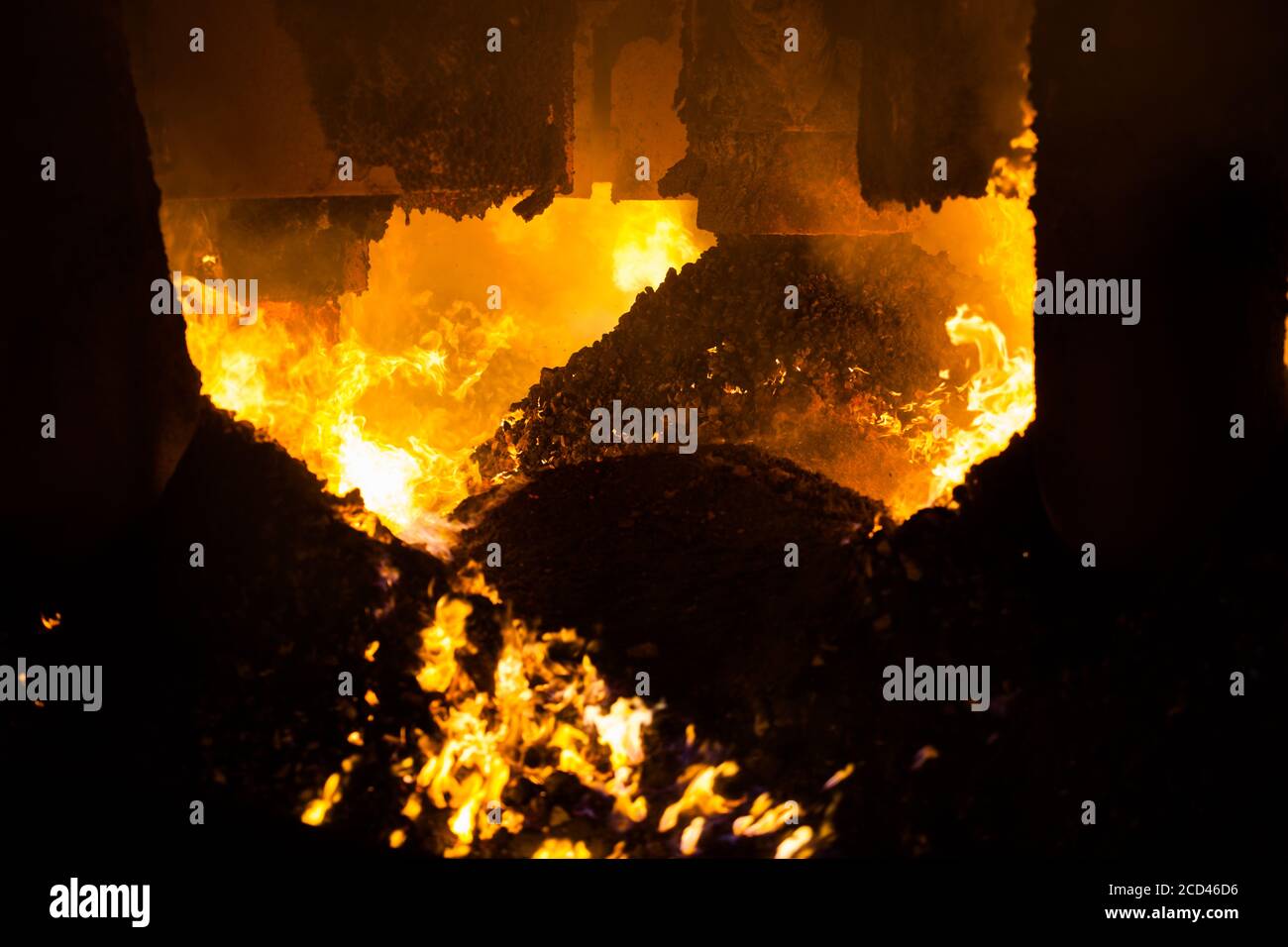 Metallurgy plant factory Electric arc furnace electrodes