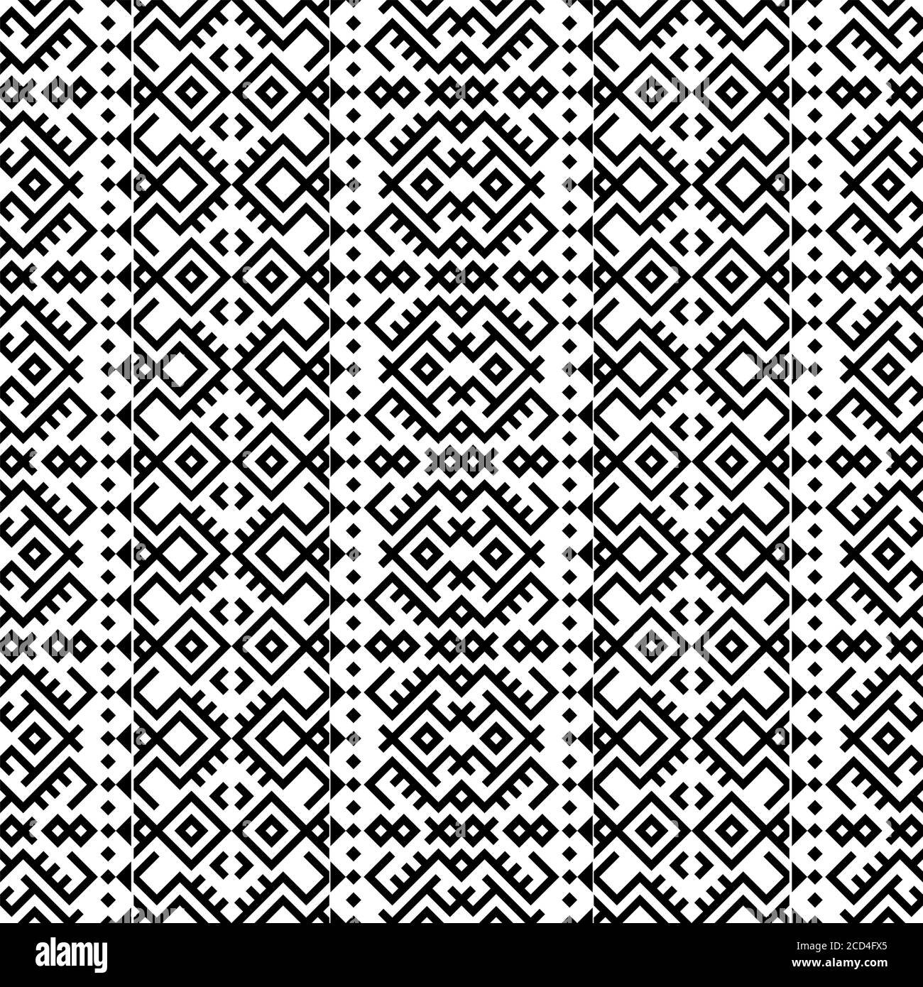Vertical traditional aztec pattern texture design vector Stock Photo ...