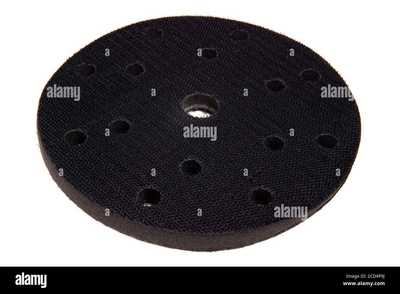 tool change grinding disk of the owner, isolated on a white background
