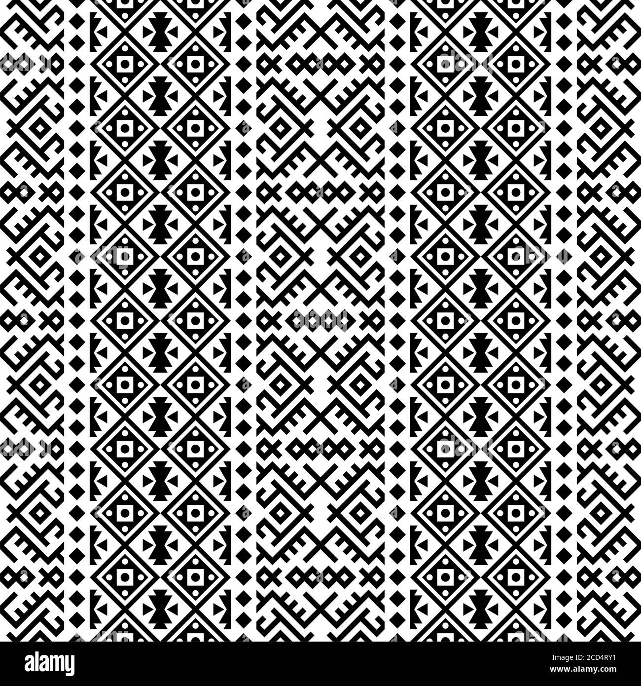 Traditional seamless ethnic pattern texture design vector in vertical ...