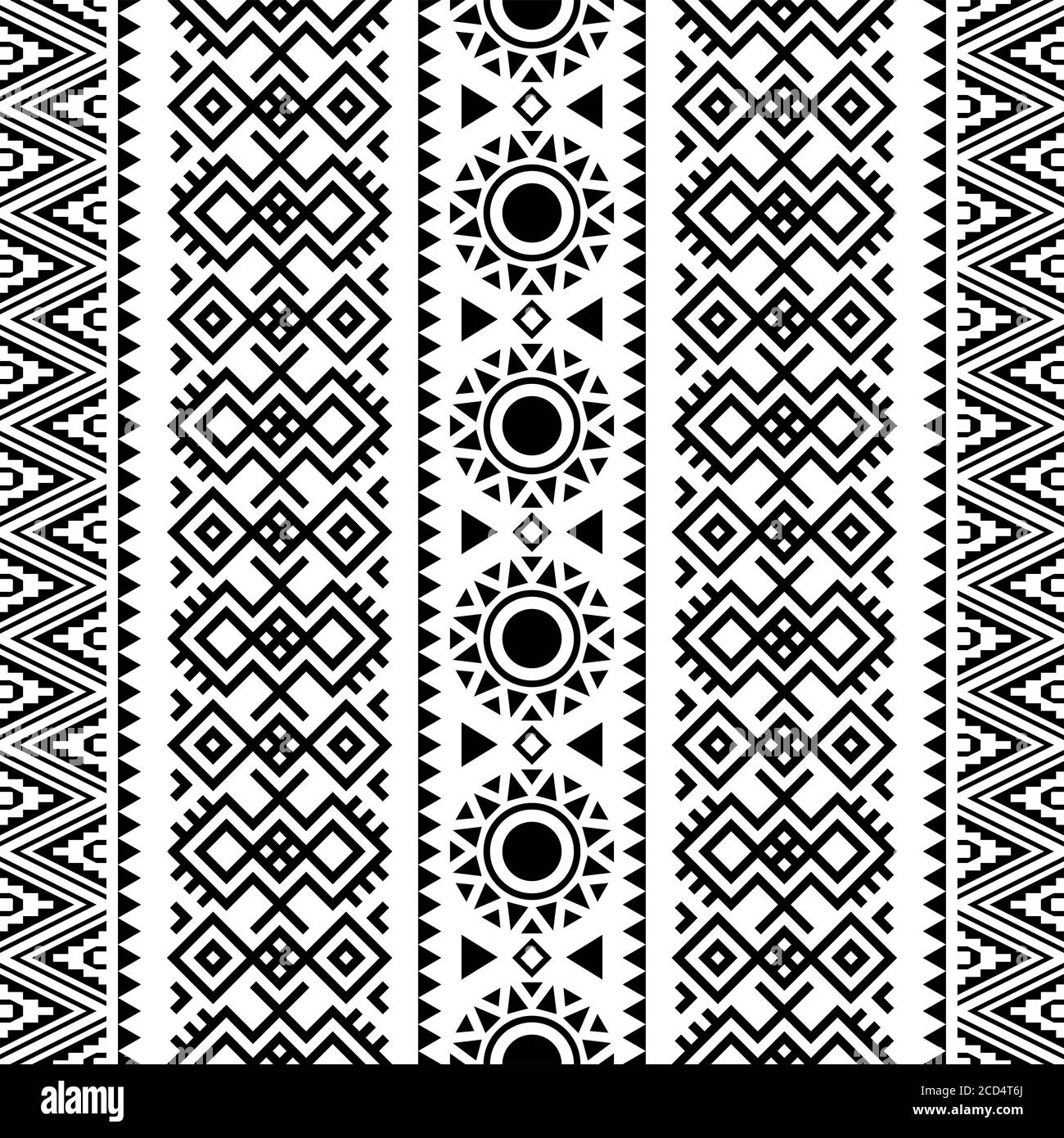 Monochrome vertical seamless ethnic pattern texture background design ...