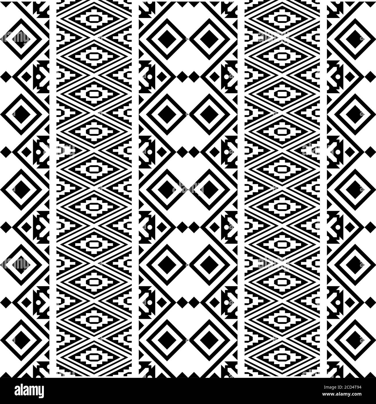 Monochrome vertical seamless ethnic pattern texture background design ...