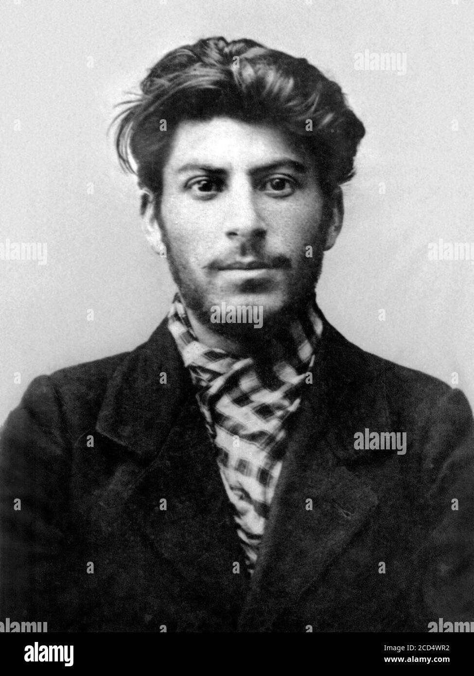 Joseph Stalin, portrait as a young man, 1902 Stock Photo