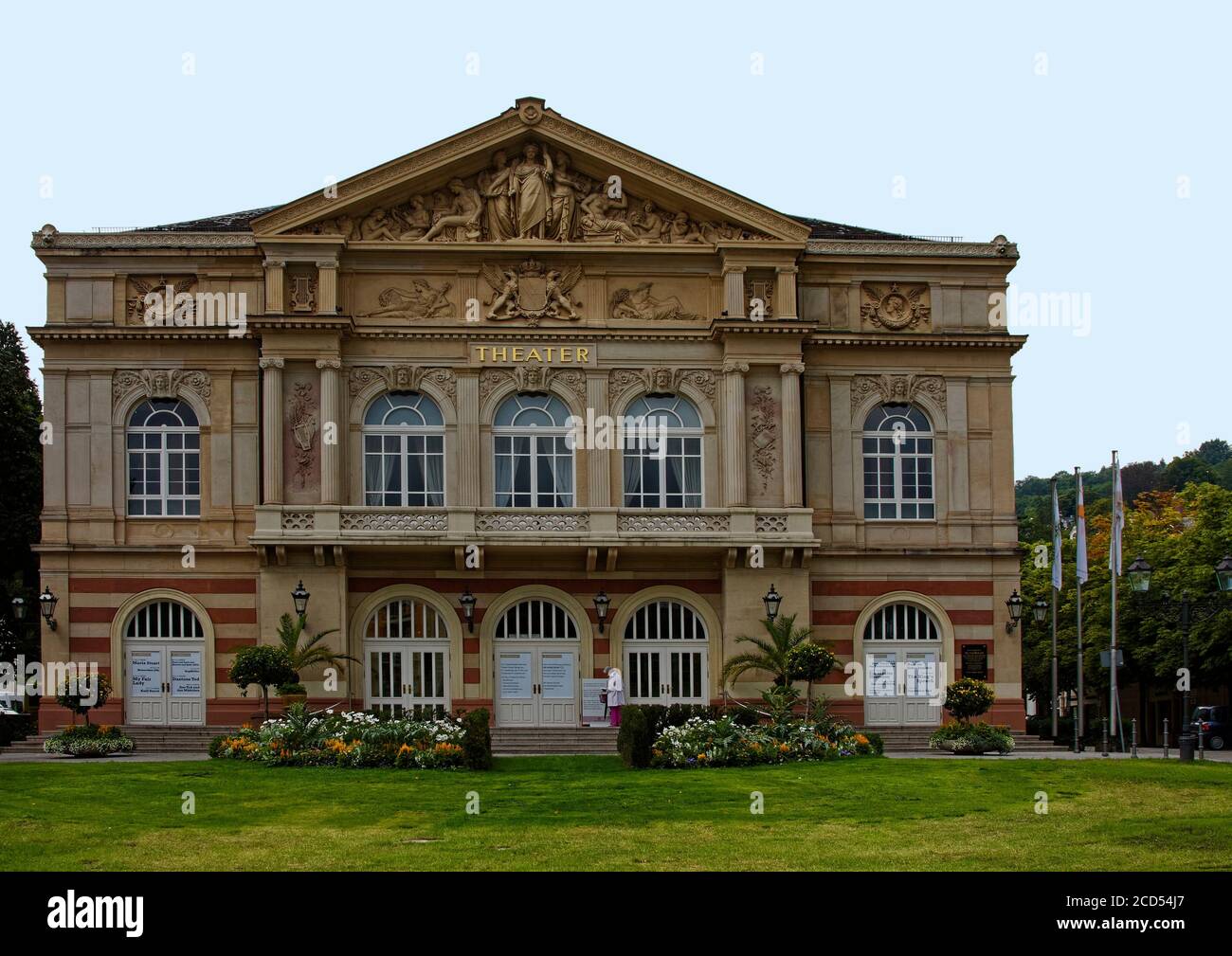 The Theater; Belle Epoch building; 1862; ornate, arched windows and