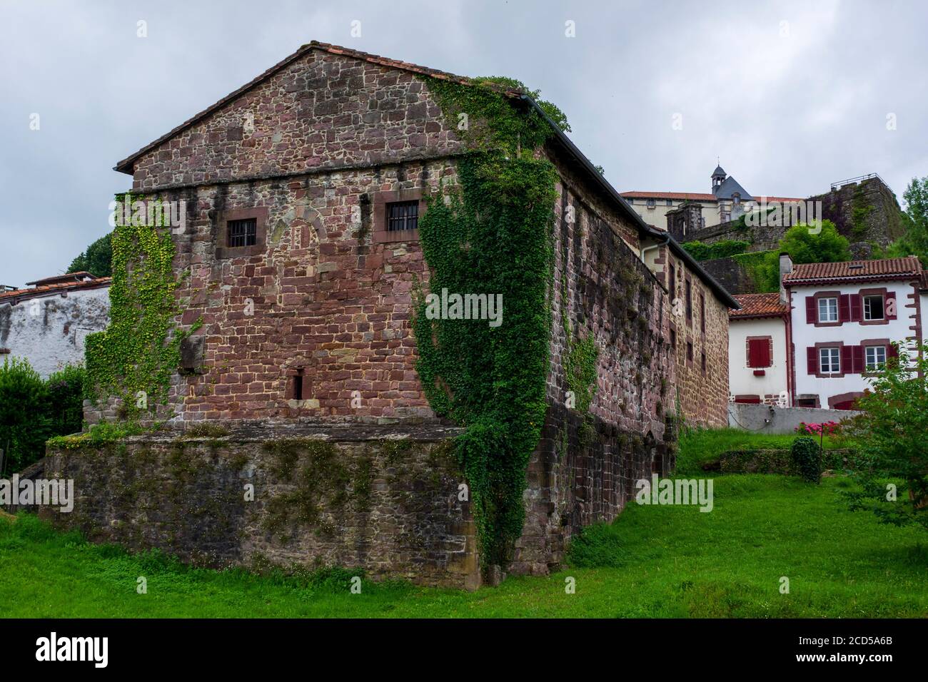 The pretty town of San Juan de Pie de Puerto, France Stock Photo Alamy