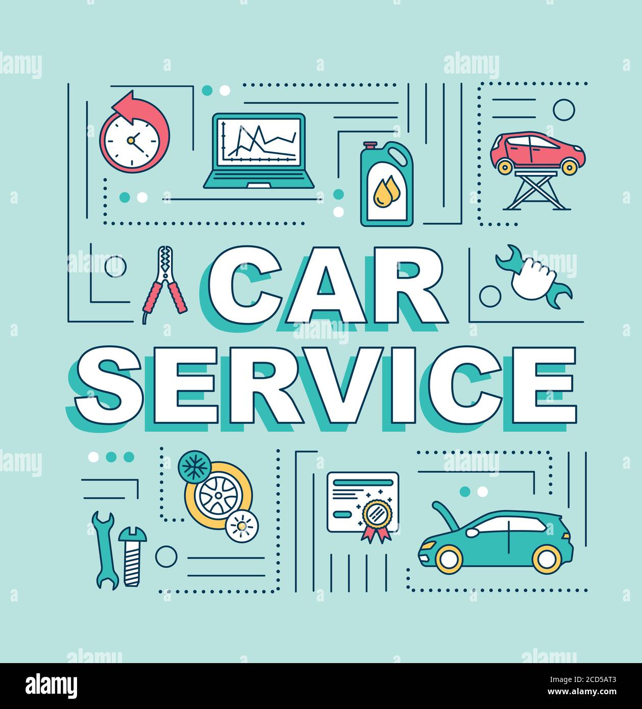 Car service word concepts banner Stock Vector Image & Art - Alamy
