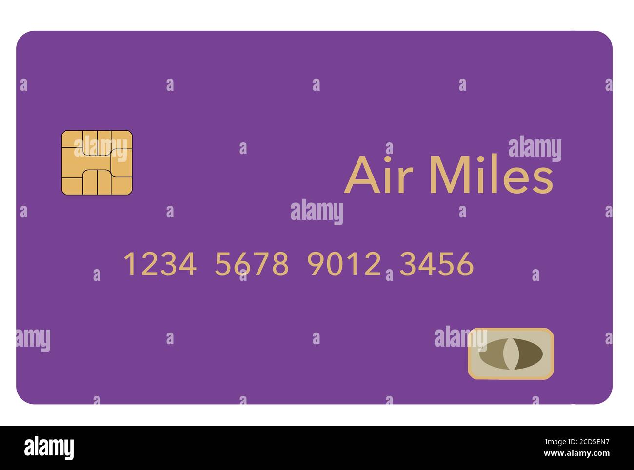 Here is an air miles reward credit card Stock Photo Alamy
