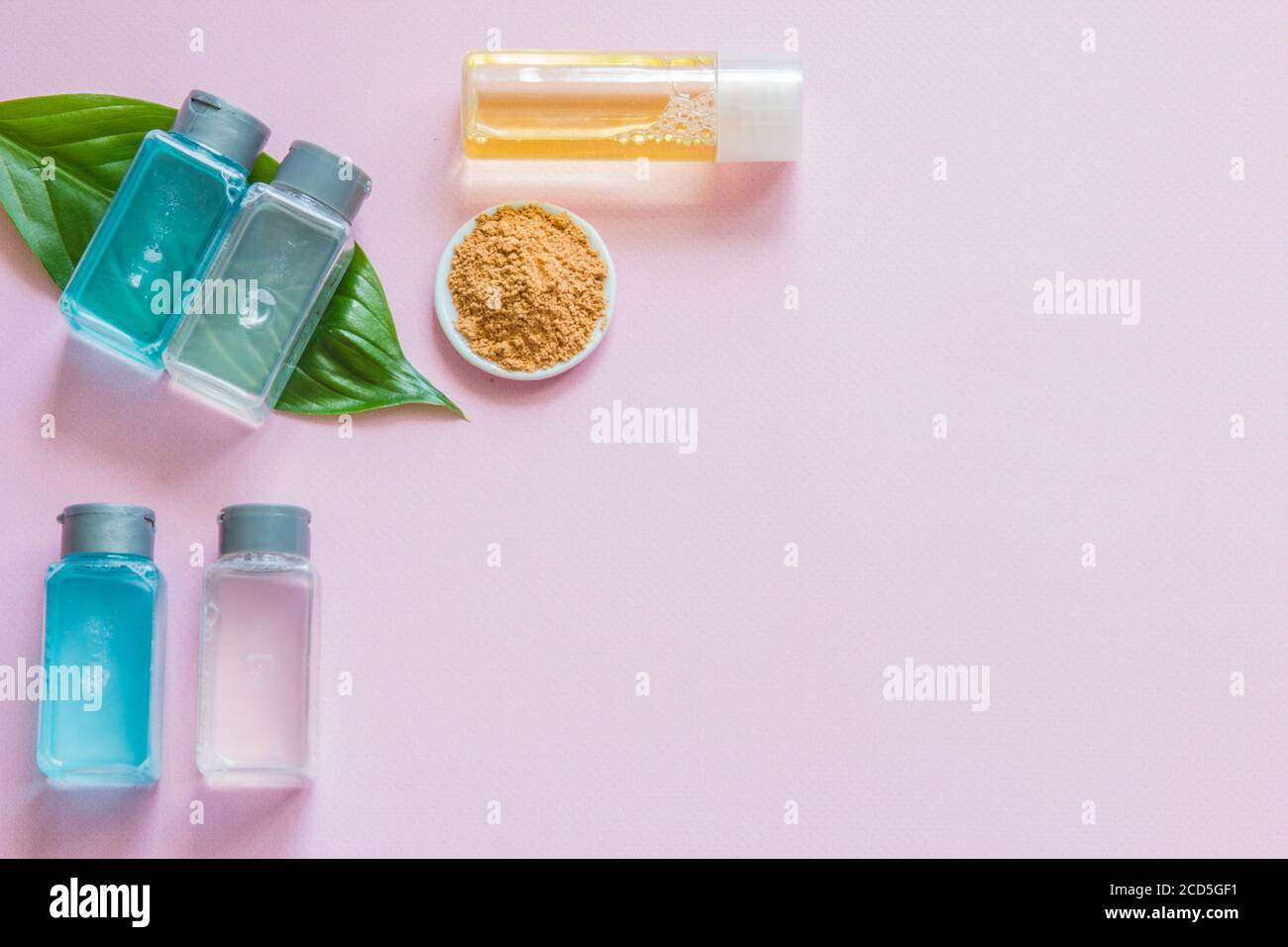 Set organic spa cosmetics hi-res stock photography and images - Alamy