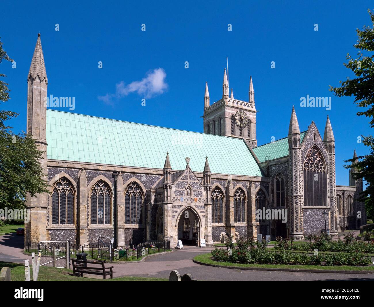 The Minster Church of St Nicholas, the parish church of Great Yarmouth, Norfolk, England, UK Stock Photo