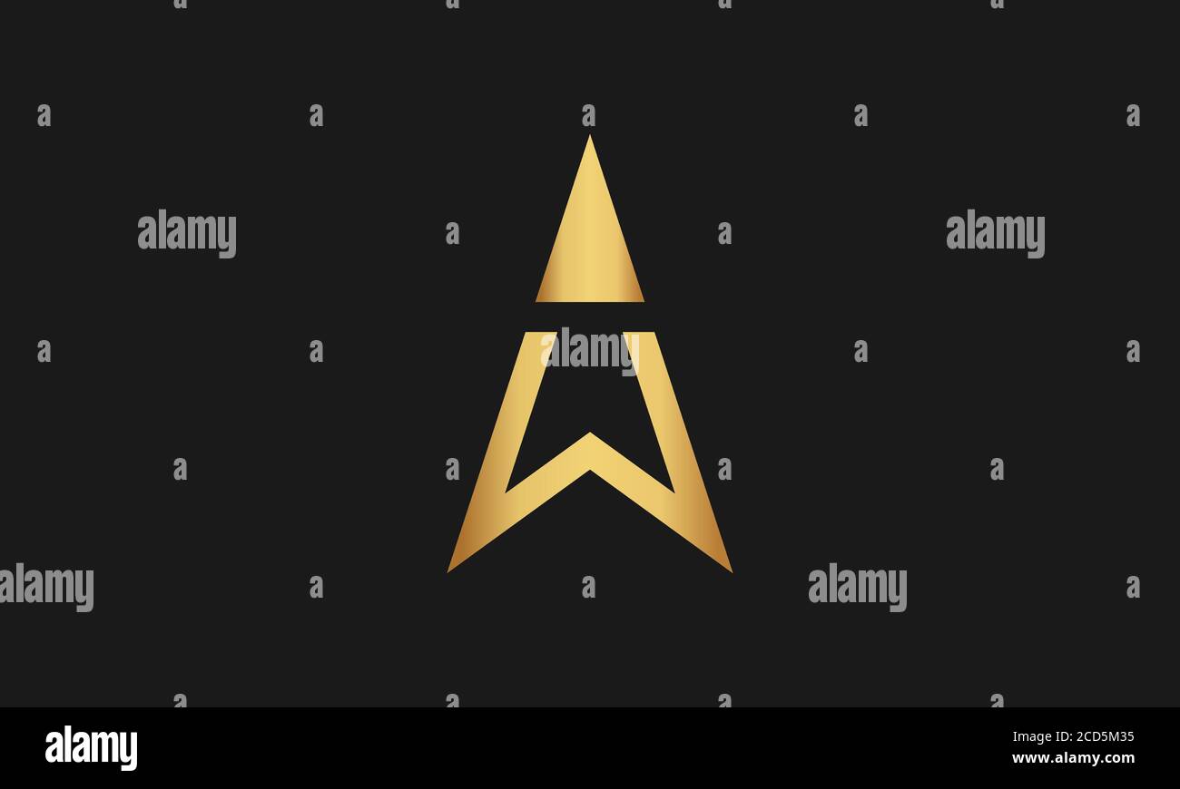 W Letter with Arrow Logo Template vector icon illustration design ...