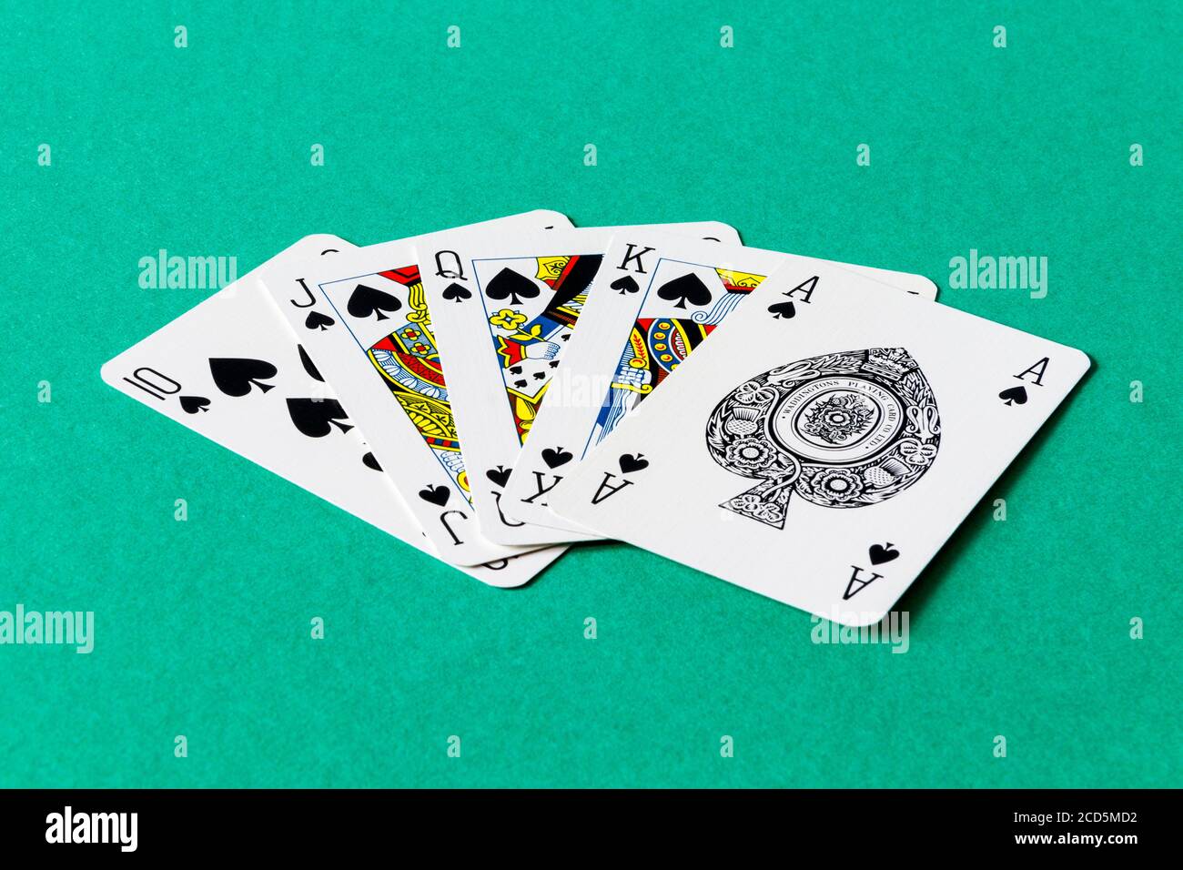 Royal flush of spades hires stock photography and images Alamy