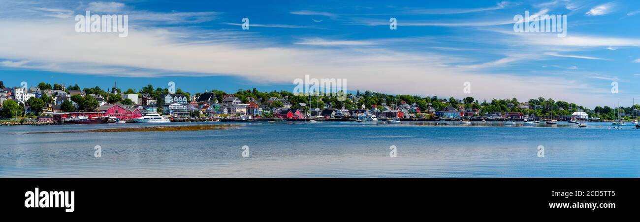 Midday view of Lunenburg, Nova Scotia, Canada Stock Photo