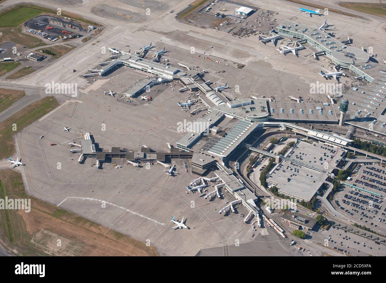 Vancouver Intrerrnational Airport, YVR,  Canada Stock Photo