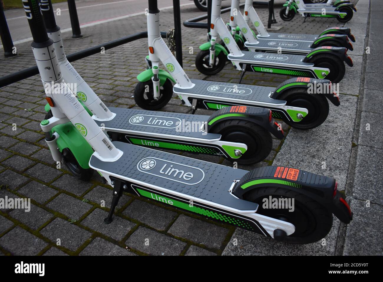 Rental e scooters hires stock photography and images Alamy