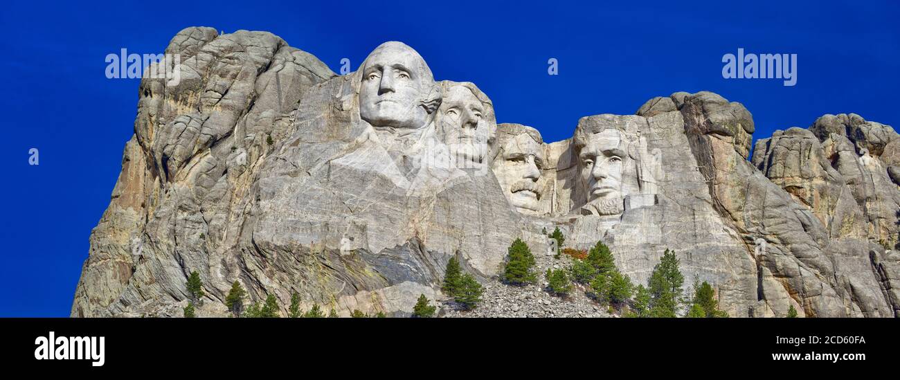 Mount Rushmore National Monument, Keystone, South Dakota, USA Stock Photo