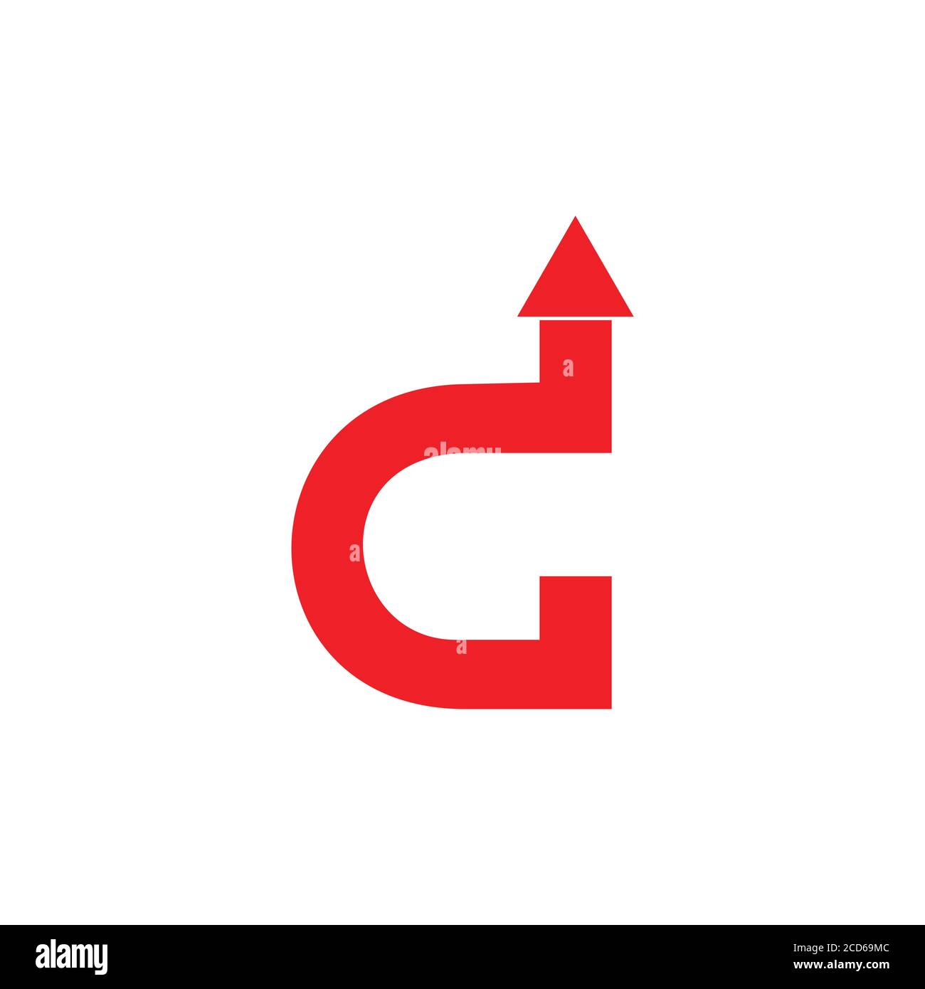 letter d simple geometric arrow up logo vector Stock Vector Image & Art ...