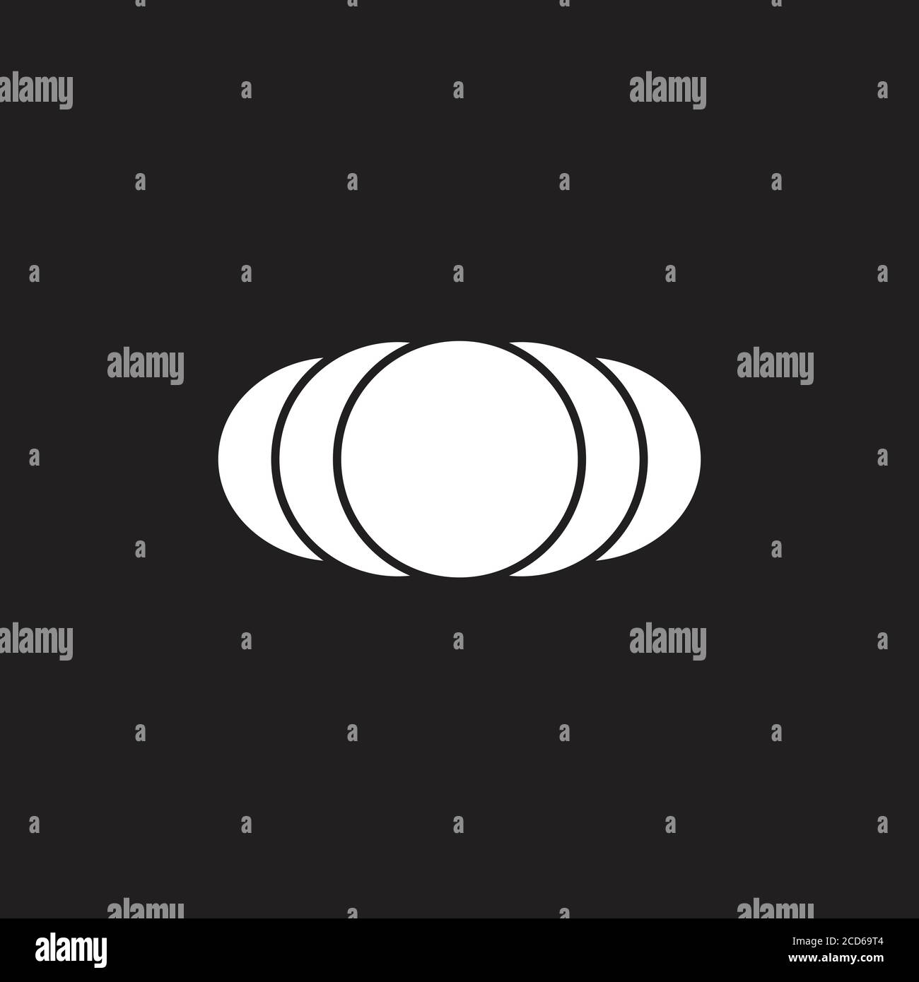 curves signal simple spread design logo vector Stock Vector
