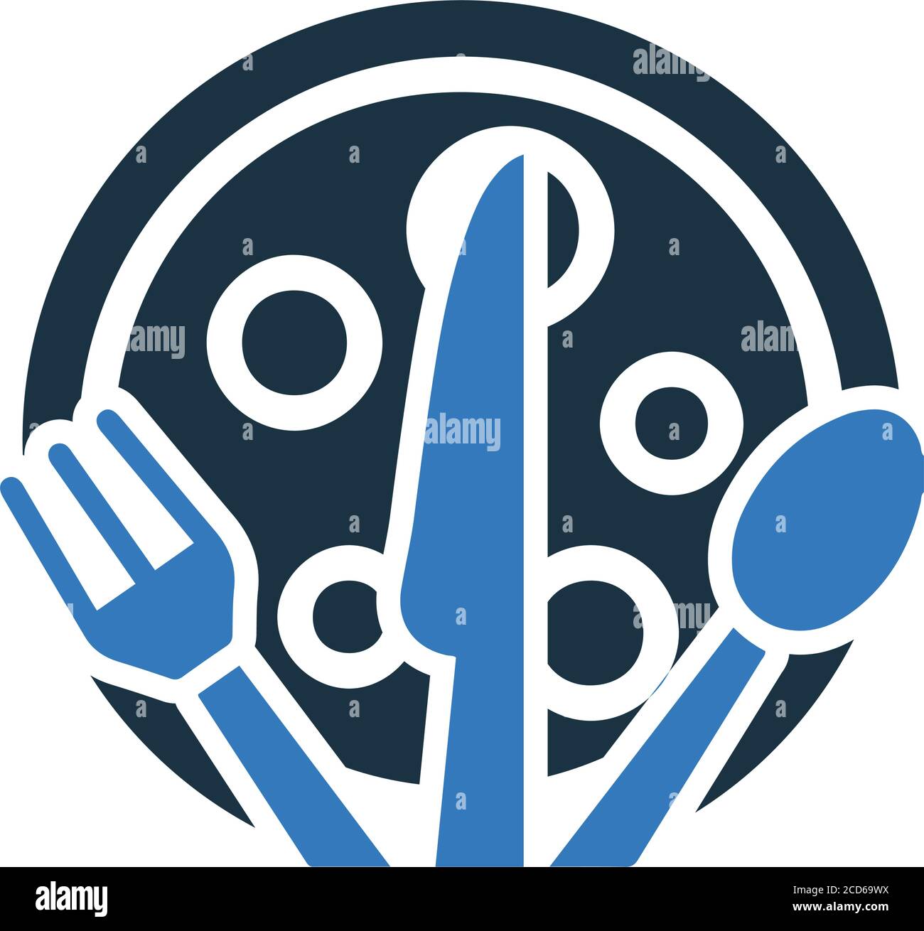Eat, foods, restaurant icon is isolated on white background. Simple ...