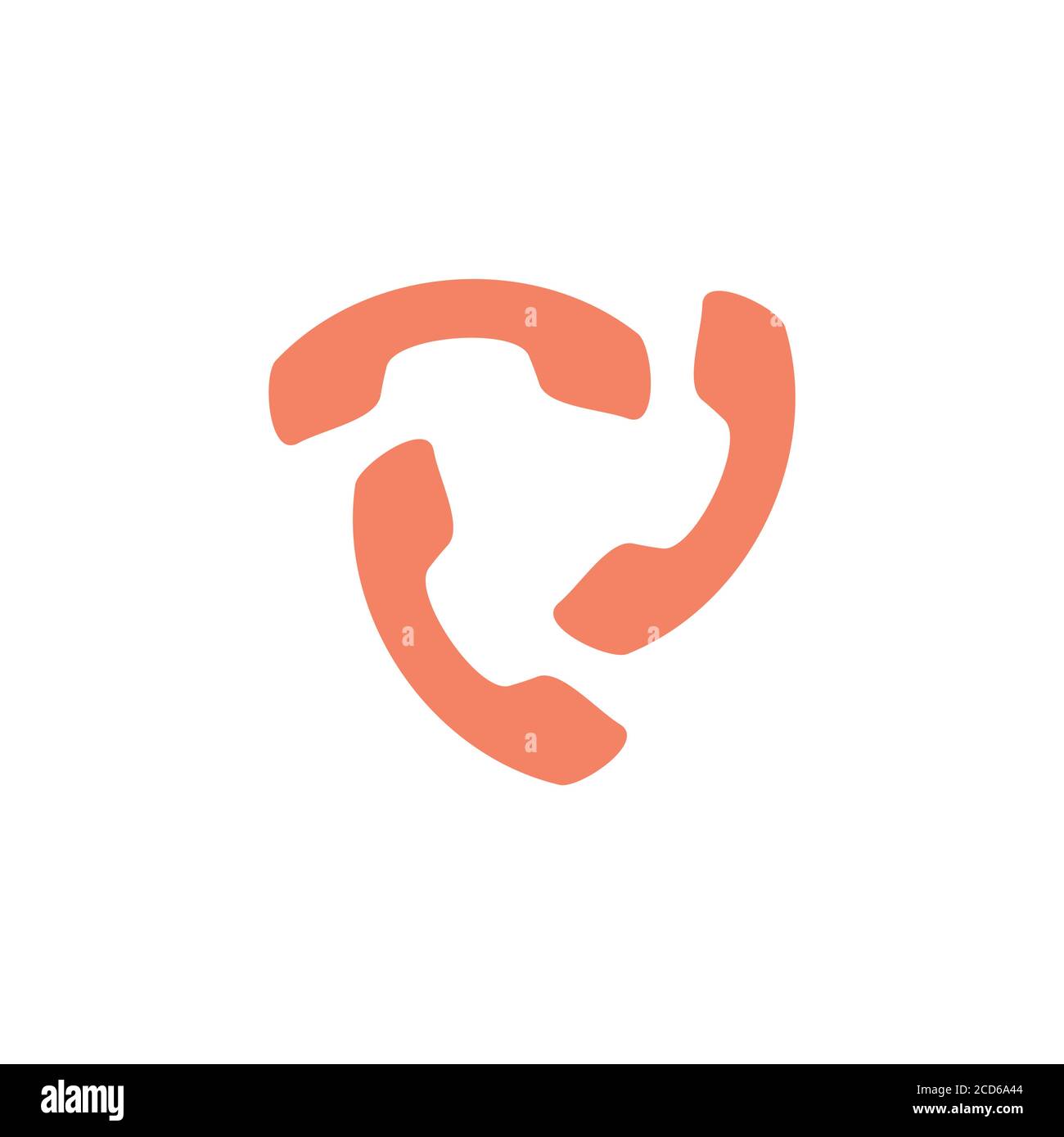 circle old phone retro vintage decor vector Stock Vector