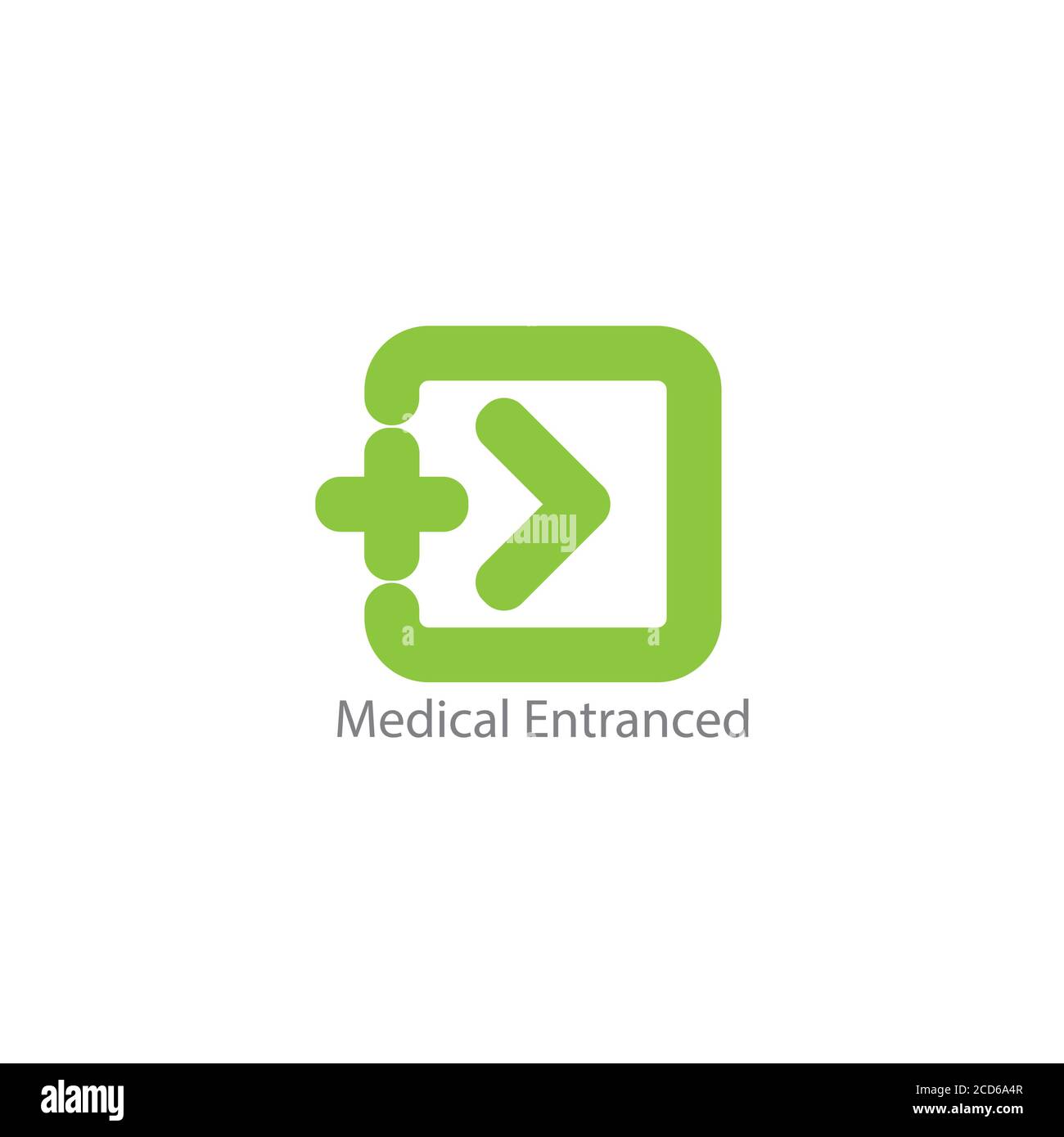 plus medical entrance arrow abstract vector Stock Vector Image & Art ...