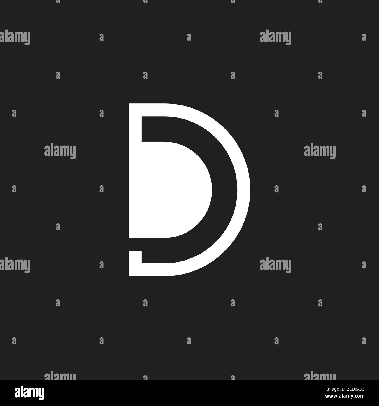 Simple Bd letter bd simple geometric line logo vector Stock Vector Image & Art ...