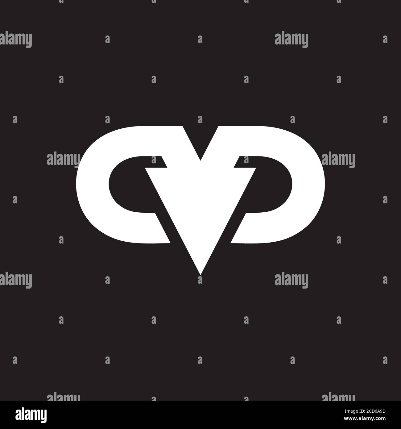 letter pp arrow flat geometric  logo vector Stock Vector
