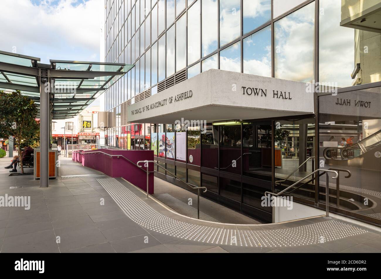Ashfield town Hall on a cloudy summer afternoon Stock Photo Alamy